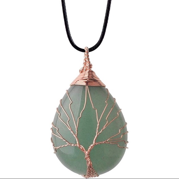 Jewelry - Tree Stone Necklace with two chain styles